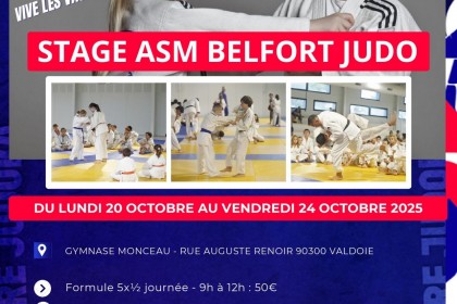 Stage Toussaint - Du 20 au 24 octobre 2025