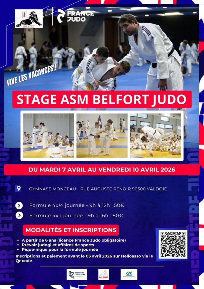 Image de l'actu 'Stage Pâques - Du 7 au 10 Avril 2026'